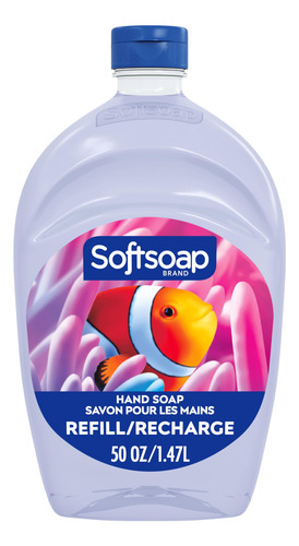 Jabón De Manos De Repuesto Softsoap Transparente, Refrescant