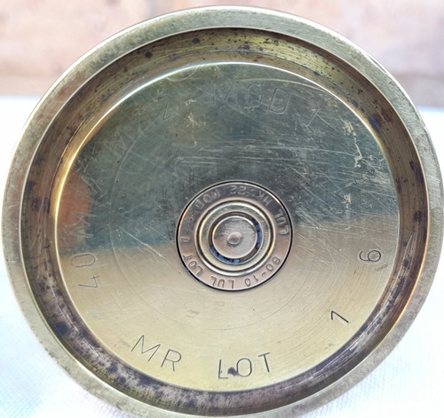 Vaina De Cañon De Artilleria De Bronce Año 75 (Usado)