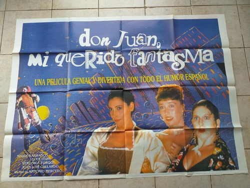 Poster Afiche Cine Doble - Don Juan, Mi Querido Fantasma *