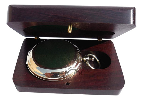 Brújula De Bronce Para Excursiones Y Cumpleaños