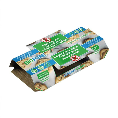 Trampa Para Cucarachas Amigable Con El Ambiente Kit30 Pzas