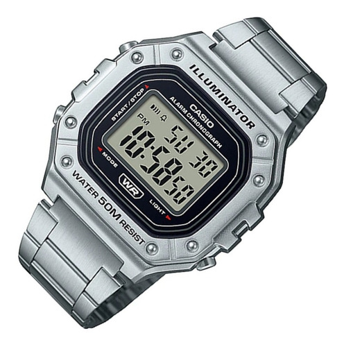 Reloj Casio Hombre W-218hd-1av, Luz , Cronometro, W. R.