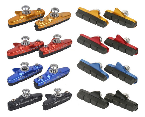 Juego De Pastillas De Freno De Bicicleta Bicicleta De Azul