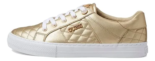 Zapatillas doradas best sale mujer guess