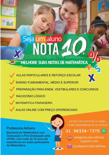 Imagem 2 de 2 de Aula Particular De Matemática