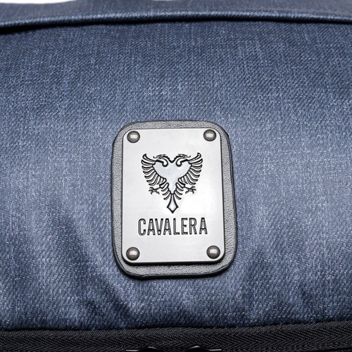 Mochila Bolsa Cavalera Executiva Reforçada Notebook Cor Azul