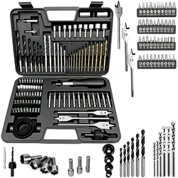 Kit de Brocas Naisieka ZT111 Para Parafusadeira, Furadeira e Impacto Com 111 Peças Para Madeira, Concreto e Metal - R$ 89,54