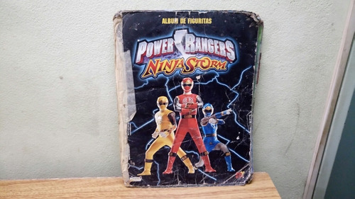 Album De Figuritas Power Rangers Ninja Storm Incompleto