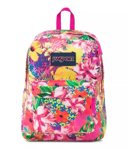 Mochila Jansport Superbreak Tropical Mania 25 Litros