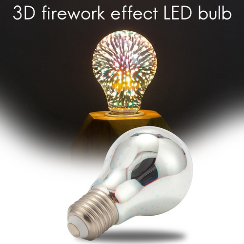 Cw Bombilla Led Led Infinity 3d Con Efecto De Fuegos