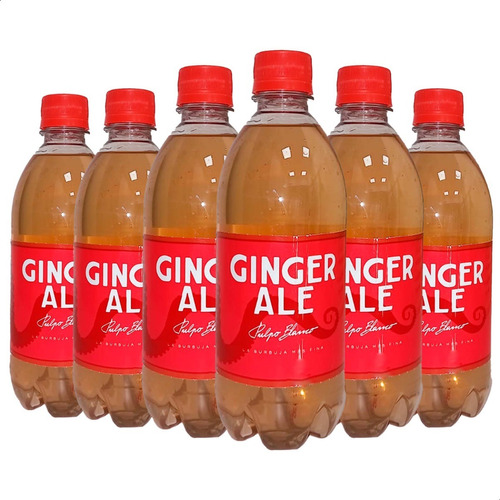 Gaseosa Pulpo Blanco Ginger Ale Pack X6 - 01almacen