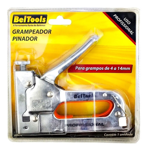 Imagem 3 de 5 de Grampeador Pinador Profissional Trabalho Pesado Beltools