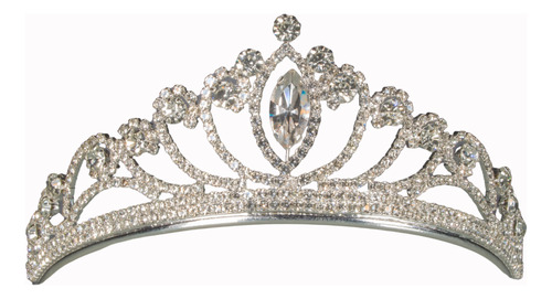 Corona Tiara Brillantes Metal Niña Princesa Ava Hadas