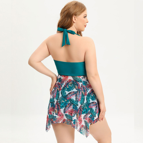 Bañador De Talla Grande Bóxer De Bikini De Dos Piezas