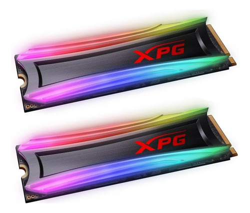 Disco Ssd 512gb Rgb Adata Spectrix Xpg S40g M2 (2unidades) Negro