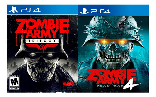 Zombie Army Trilogy + Zombie Army 4 Dead War ~ Ps4 Español