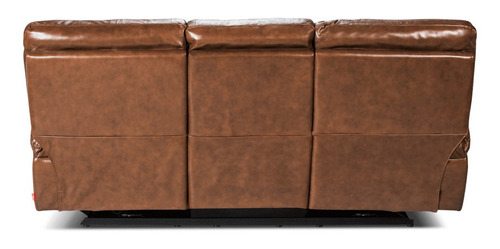 Rosen Sofá Reclinable Poch Cuero 3 Cuerpos