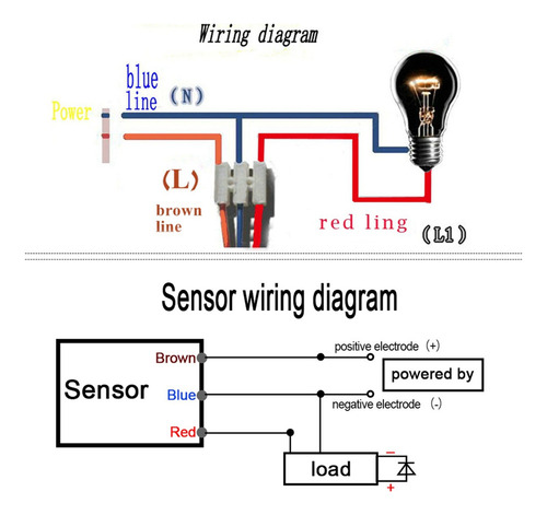 Sensor Iluminación Movimiento Infrarrojo Con Interruptor Pir
