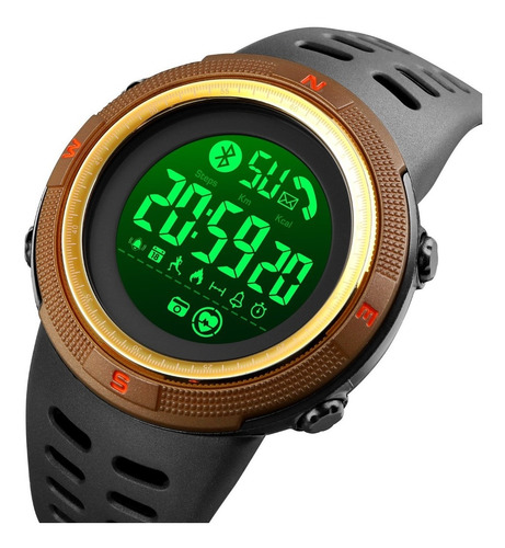 Imagen 2 de 2 de Reloj Skmei 1645 Con Bluetooth Y Ritmo Cardiaco / Alfashop