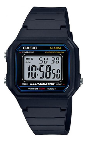 Reloj Casio Digital Unisex W-217h-1av