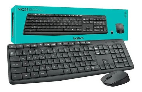 Imagen 1 de 3 de Logitech - Mk235 - Kit De Mouse Y Teclado Inalámbricos