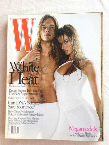 Revista W / Gisele & Travis Noviembre 2002 De Coleccion