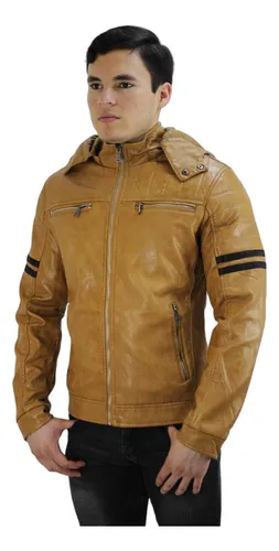 Chamarras de vinipiel para hombre hot sale