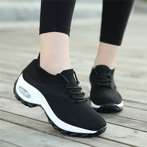 Zapatos Deportivos Transpirables Para Mujer S, Calcetines Te