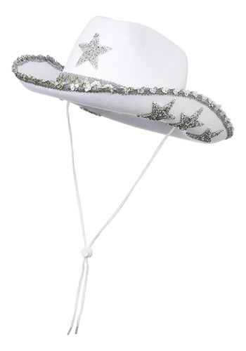 Sombrero De Vaquero Con Correa Ajustable Para La Barbilla,