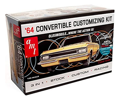 Amt 1964 Olds Cutlass F-85 Convertible1/25ª Escala Modelo K