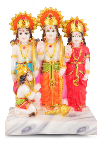 Ram Darbar - Estatua De Polymarble Para Pooja Hindú, Hogar,