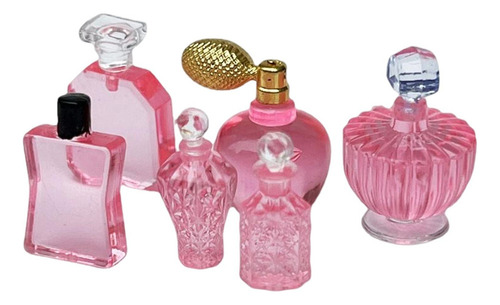 P 6 Miniaturas Perfume 1:12 Escala Mini Juguetes Accesorios