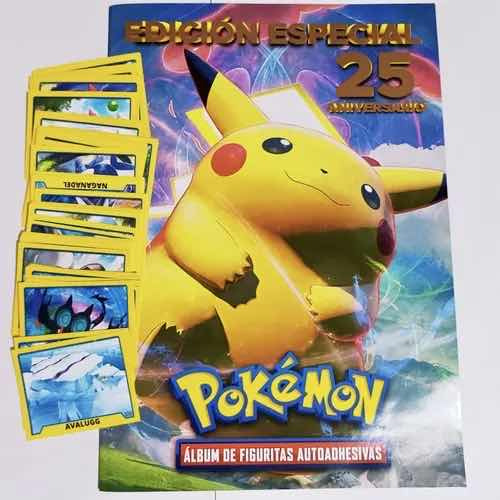 Album De Figuritas Pokemon 25 Aniversario + 40 Sobres