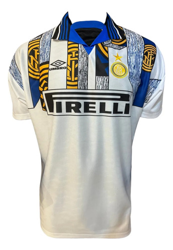 Camiseta Inter De Milan Suplente 1995/96 #9 R.carlos - Umbro