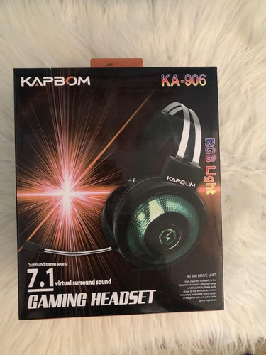 Fone De Ouvido Headset C/ Microfone P/ Gamer Jogo Pc Ka-906