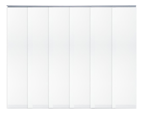 Cortina Panel Japonés Solar Screen 300cm X 220cm Blanco