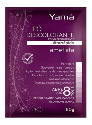 Pó Descolorante Yamá 50g Ametista