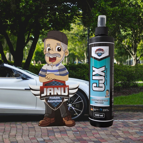 Cera Cjx Ceramic Coat Spray 500ml Dur. 1ano Finalizador Janu