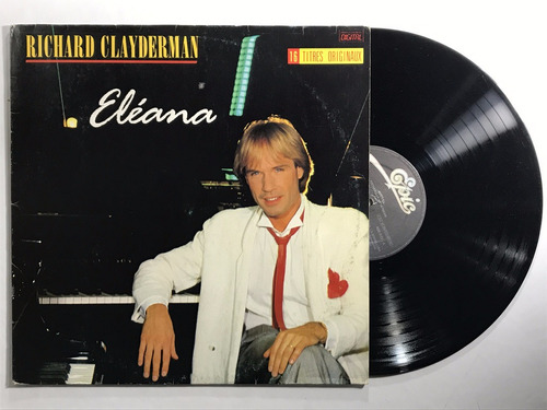 Lp Richard Clayderman Eleana Piano Solo Musical - Jd