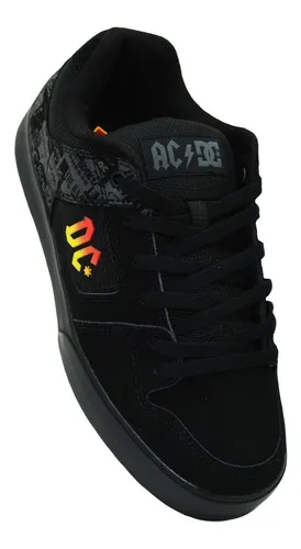 Tenis Dc Shoes Pure Ac dc Adys400065 bg1 Black dk Grey