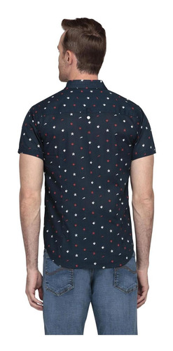 Imagen 3 de 4 de Camisa Ultra Slim Lee Hombre Manga Corta 25m8