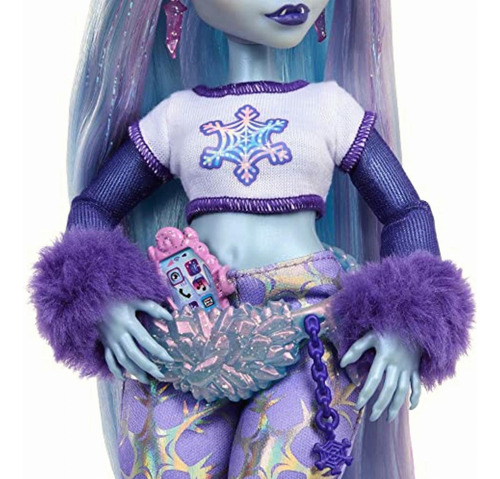 Monster High Doll, Abbey Bominable Yeti With Pet Mammoth