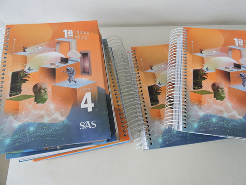 Livros 1 A 6 Escola Sas 1ª Série Do Ensino Médio (Usado)