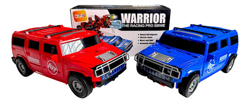 Juguete 2 En 1 Camioneta Transformer Luz Sonido 23x9 Cm 1 Pz Carro Al Azar