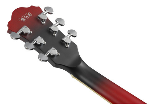 Guitarra Ibanez As53 Srf Semi Acustica Sunburst Red Flat Material Do Diapasão Mahogany