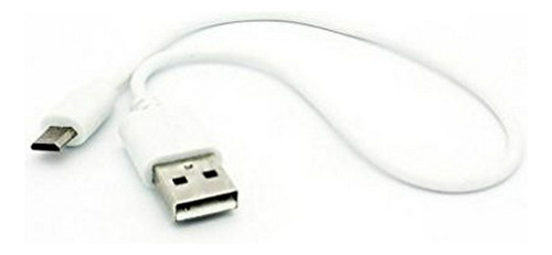 Cable Usb Blanco 1ft Compatible Con Kindle Y Amazon Fire.