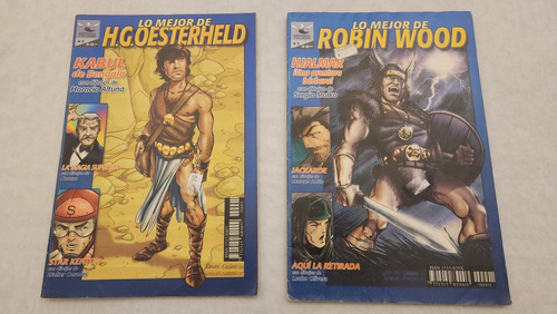 Lote 2 Comics Historieta Mejor Robin Wood Oesterheld Columba