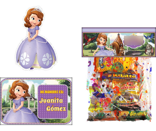 Kit Imprimible Princesa Sofia Cumpleaños Fiestas 2x1