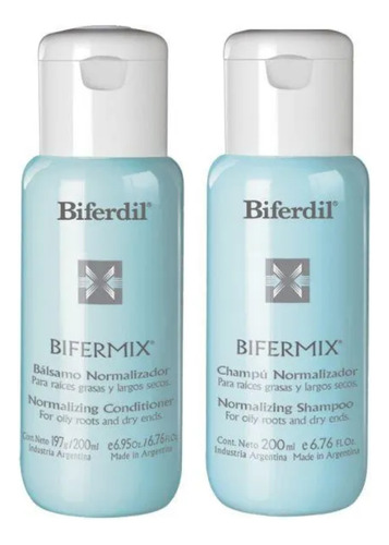 Kit Balsamo + Shampoo Bifermix X 200ml Biferdil