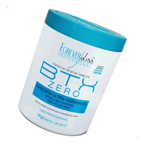Kit 2 Botox Zero Forever Liss Sem Formol Liso Natural 1kg